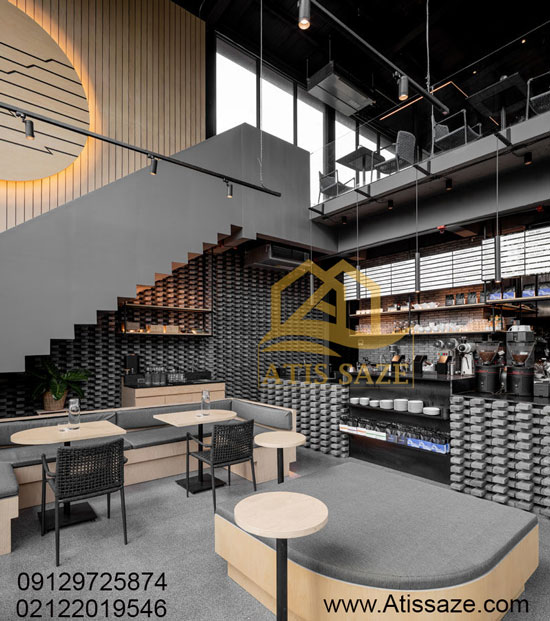 طراحی داخلی کافه در تهران