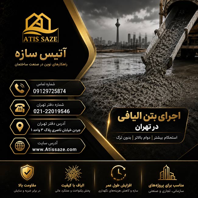 اجرای بتن الیافی در تهران